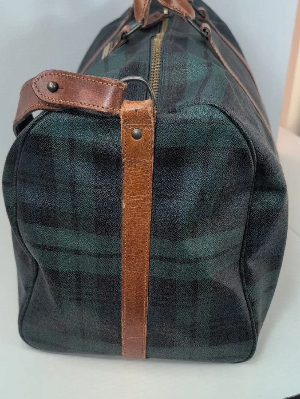 Polo Ralph Lauren Vintage Weekender Tartan Blackwatch Pattern